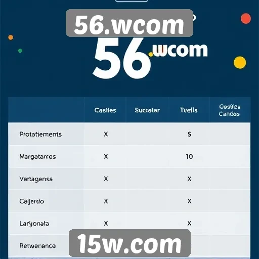 Comparação de 56.wcom com outras plataformas de jogos