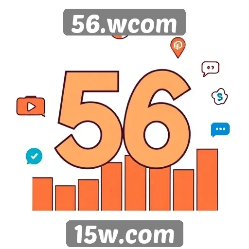 Desempenho de 56.wcom em rankings de popularidade